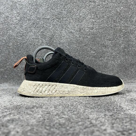 Adidas NMD R2 CG3384 Men's Sz 7 Black Future Harvest Athletic Running Shoes Used - Picture 1 of 11